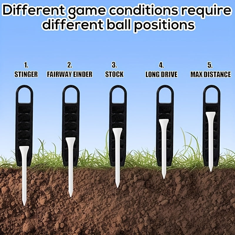 TEELEVEL – Adjustable Golf Tee Depth Tool