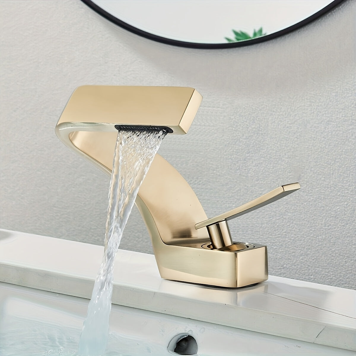 CASCADELUX - Modern Waterfall Bathroom Faucet