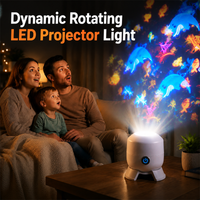 LUMIVORTEX – Drehender LED-Projektor für eine eindrucksvolle Raumstimmung