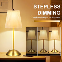 RUFFLUX – Rechargeable Ruffled Accent Lamp