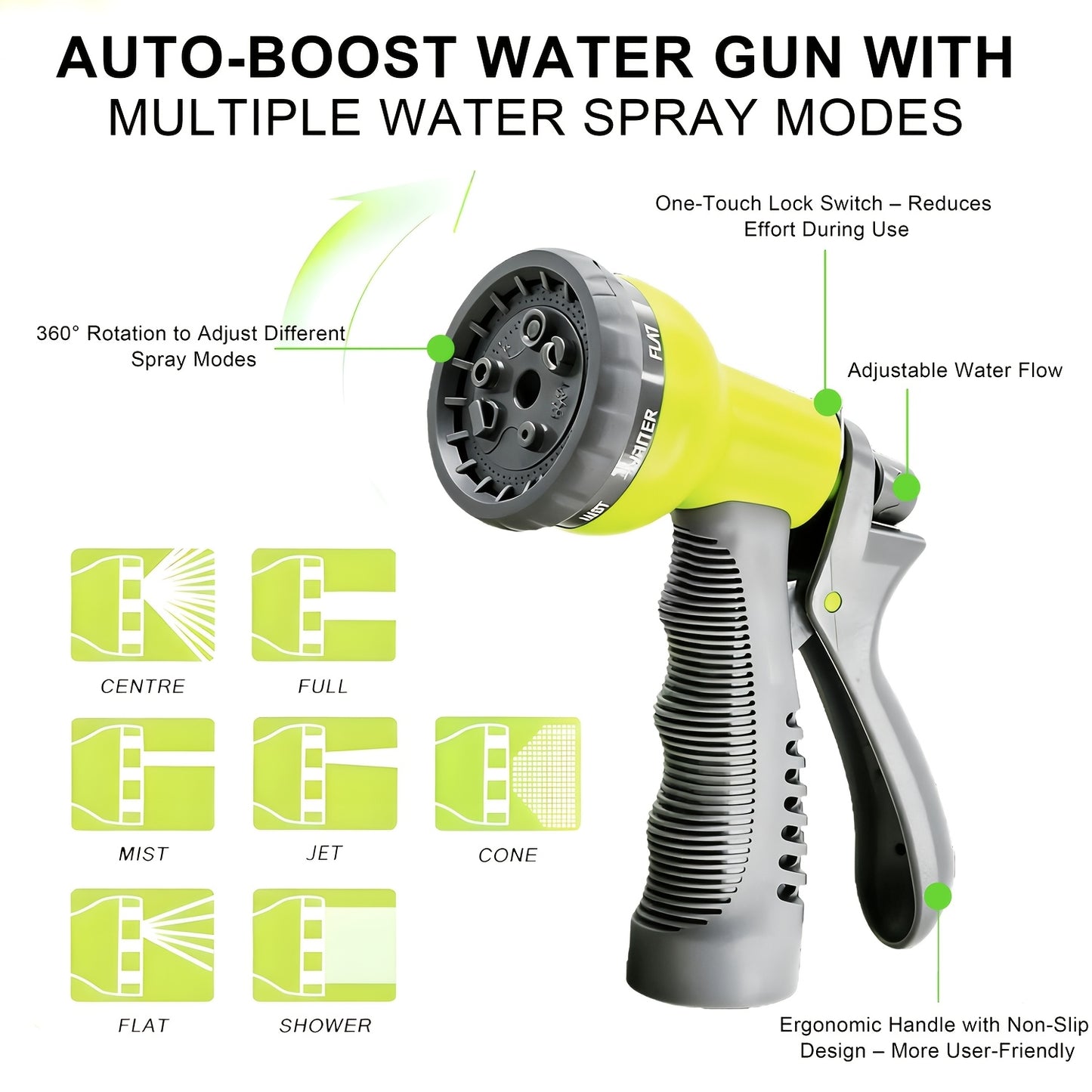 HOSEFLOW – Retractable Water Hose Kit for Easy Garden Maintenance