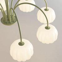 AUTUMNARBOR – Branch Chandelier with Playful Pumpkin Glow