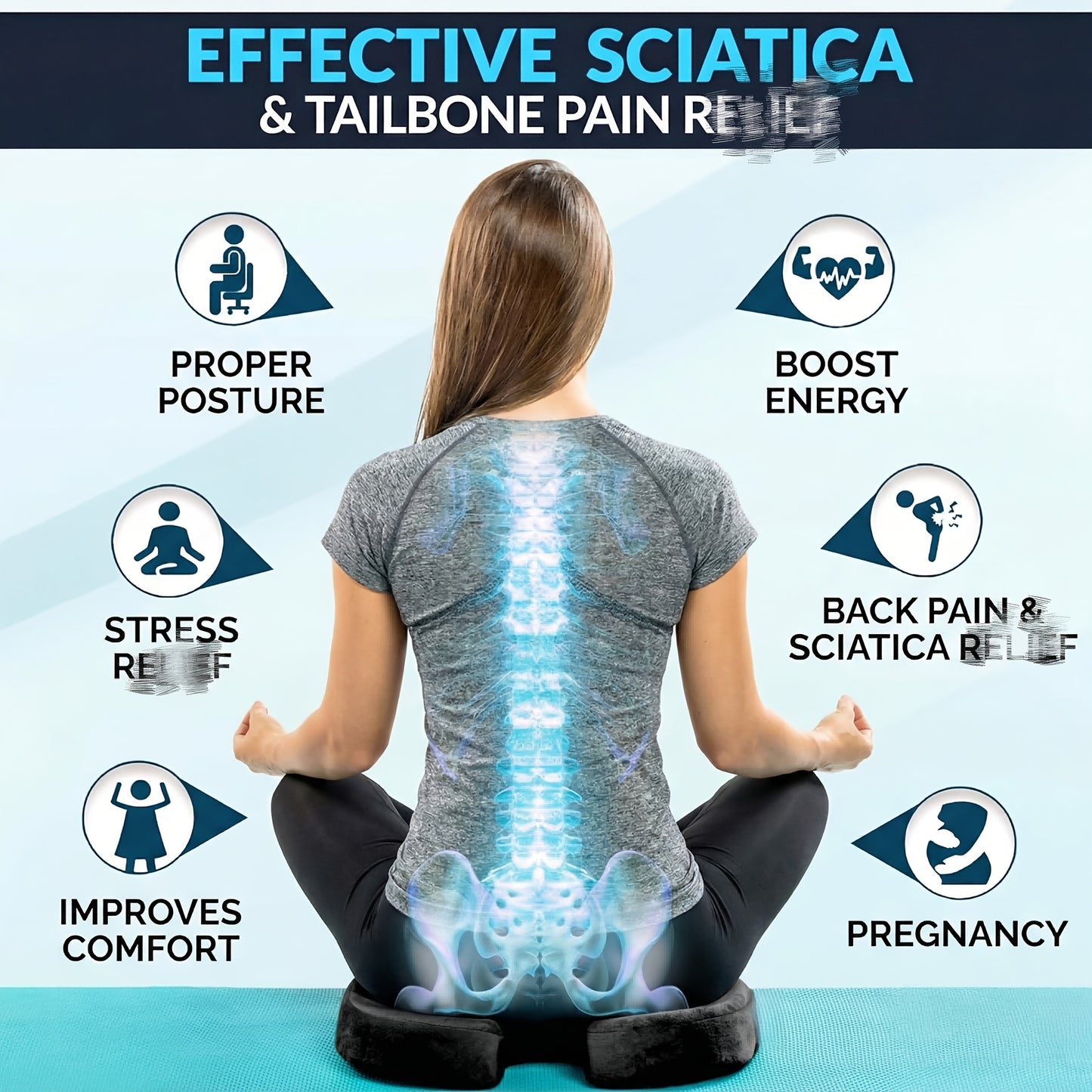 SEATLUX – Comfort Support Seat Cushion
