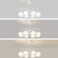 AUTUMNARBOR – Branch Chandelier with Playful Pumpkin Glow