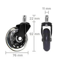 HUSHROLL – Quiet-Glide Casters for Smooth Movement