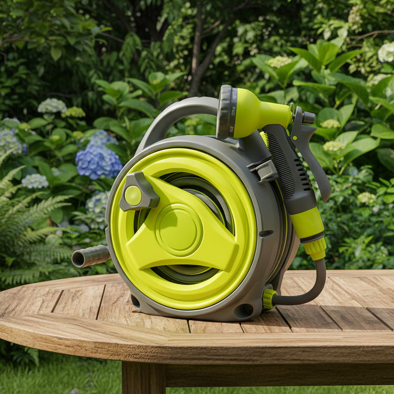HOSEFLOW – Retractable Water Hose Kit for Easy Garden Maintenance