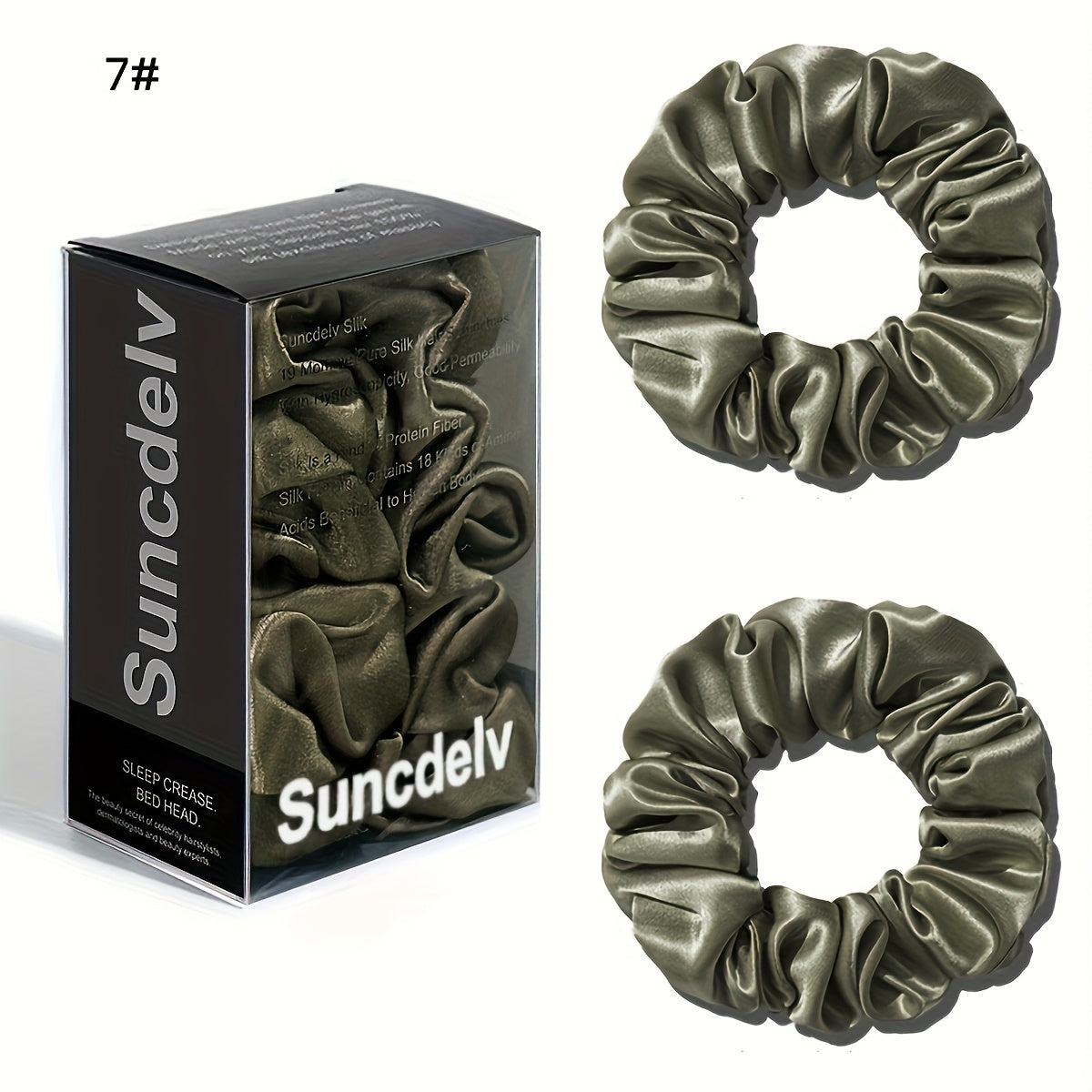 HAIRNOVA – 2-Pack Minimalist Hair Scrunchies