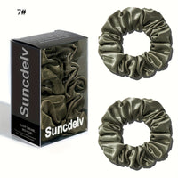 HAIRNOVA – 2-Pack Minimalist Hair Scrunchies