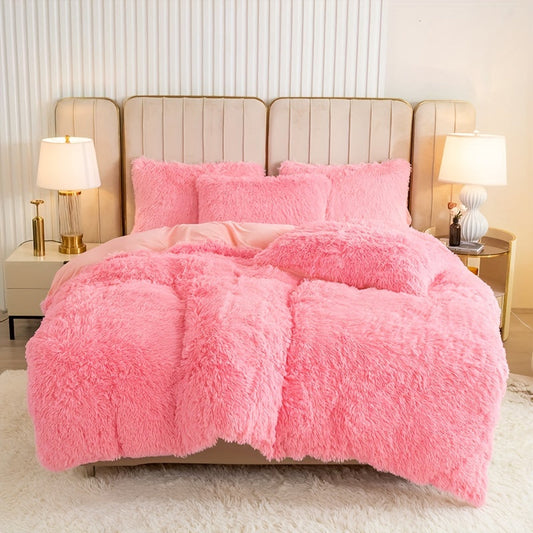 HUECOMFY – Multicolor Cozy Bedroom Duvet Cover Set