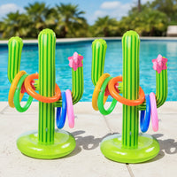 CACTUSSPLASH – Inflatable Ring Toss Game for Pool Party Fun