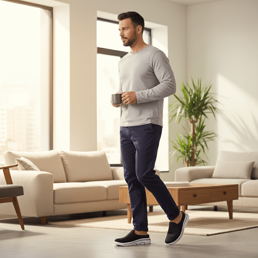 VENTORA – Breathable Slip-On Slippers for Home & Lounge Use