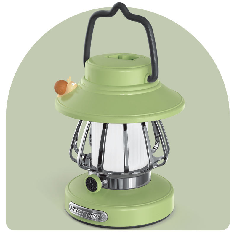 AMBISNAIL – Portable Retro Night Lamp for Cozy Indoor Spaces