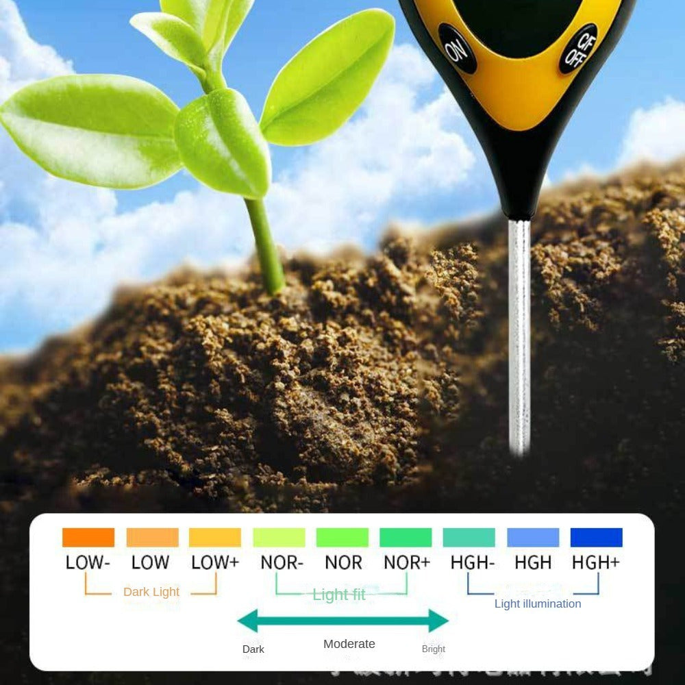 GROUDEXPERT - 4-in-1 soil meter for accurate plant and soil monitoring