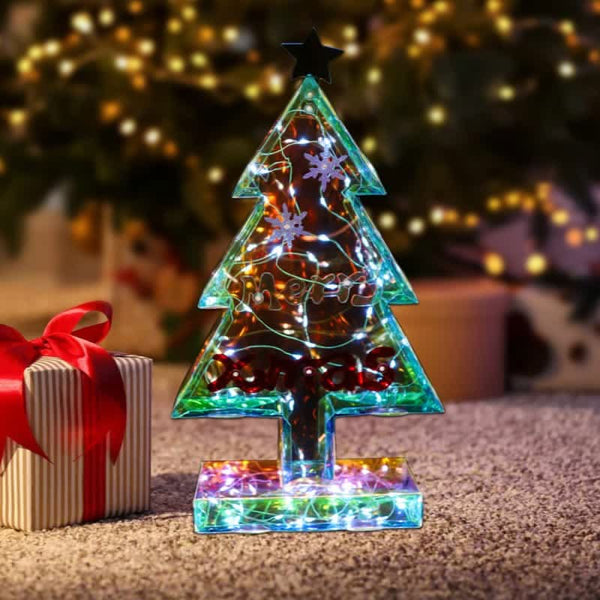 TREEGLOW – 3D Christmas Tree Lights for Festive Holiday Ambience