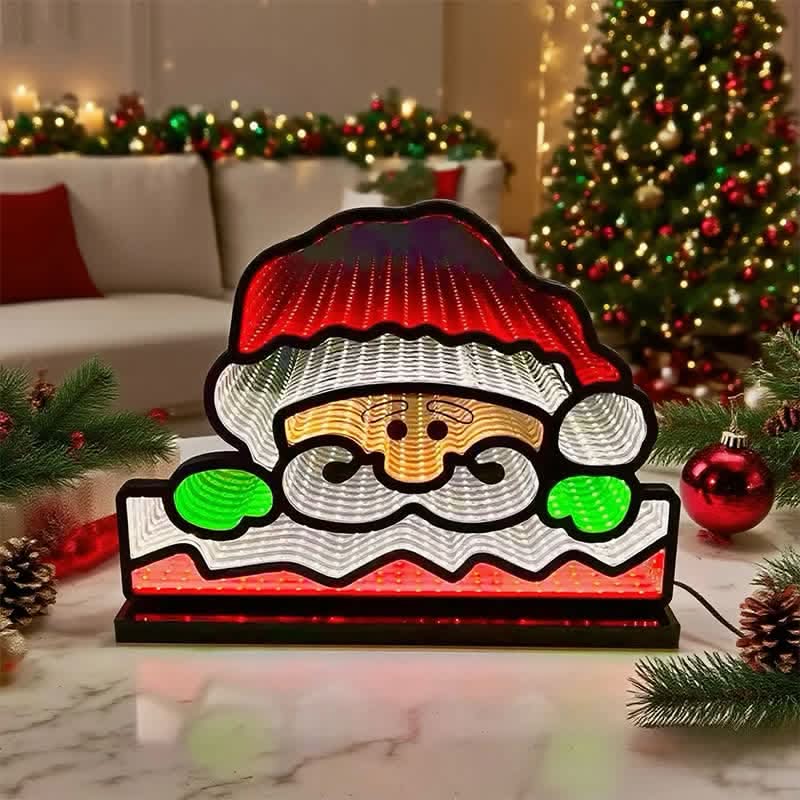 SANTACHARM – 3D-Nachtlampe mit festlicher Weihnachtsfigur