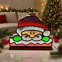 SANTACHARM – 3D-Nachtlampe mit festlicher Weihnachtsfigur