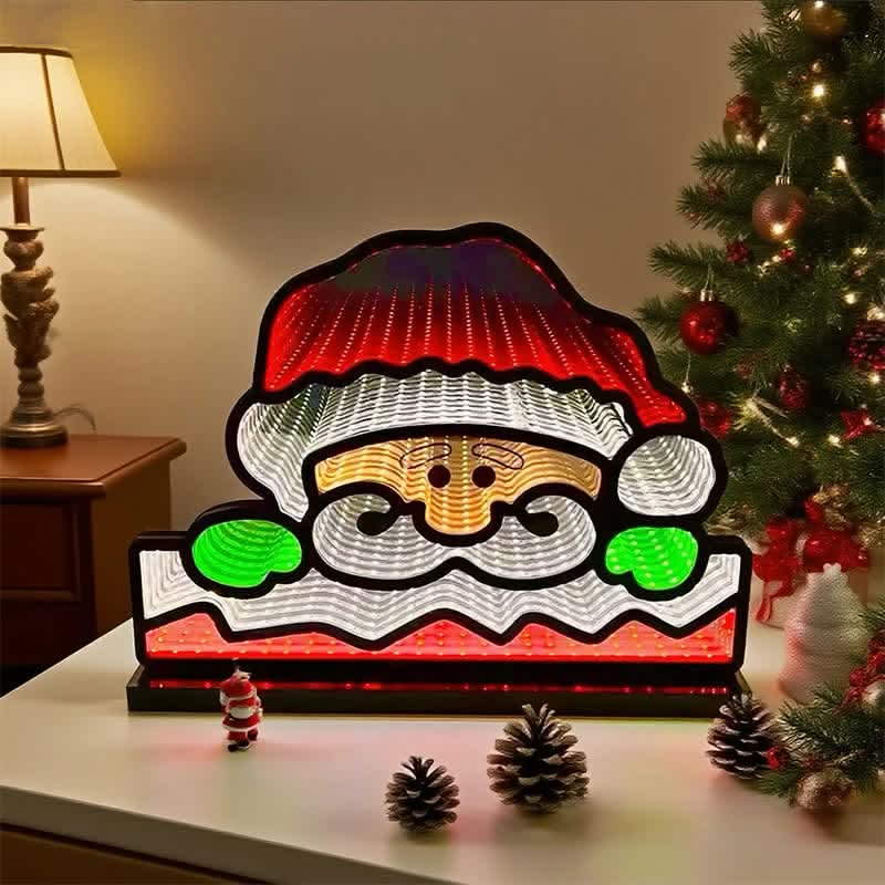 SANTACHARM – 3D-Nachtlampe mit festlicher Weihnachtsfigur