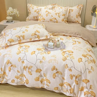 LEAFENIA – Juego de cama con ginkgo para un ambiente otoñal refinado