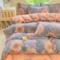 WHEATVERRA – Juego de cama floral de trigo para disfrutar de una cálida comodidad diaria