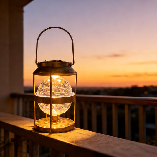 SPHERELUX – Hanging Solar Pendant Lantern