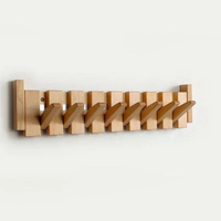 WOODHARM – Wooden Piano Coat Rack for Wall Storage