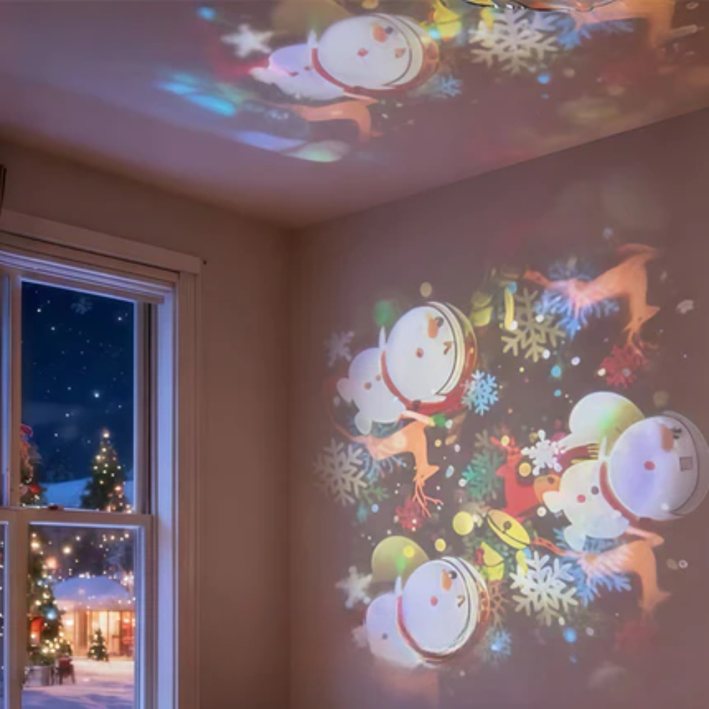 LUMIVORTEX – Drehender LED-Projektor für eine eindrucksvolle Raumstimmung