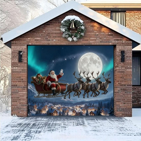 WINTERAURA – Festive Garage Cover for Striking Holiday Style