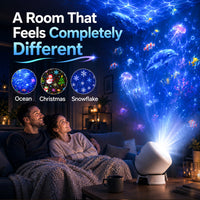 LUMIVORTEX – Drehender LED-Projektor für eine eindrucksvolle Raumstimmung