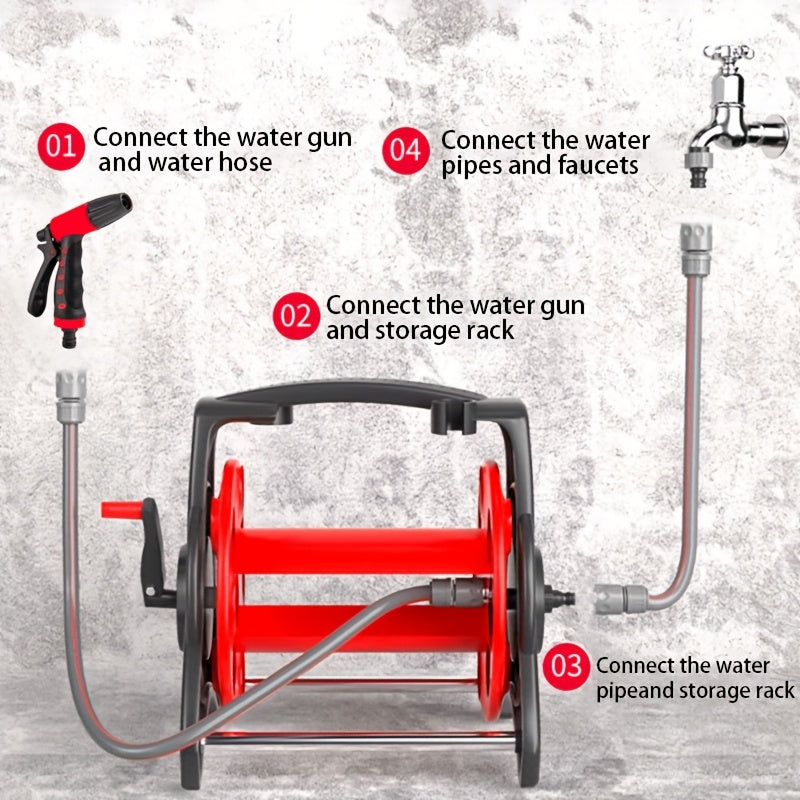 FLOWWHEEL – Freestanding Garden Hose for Easy Outdoor Cleaning