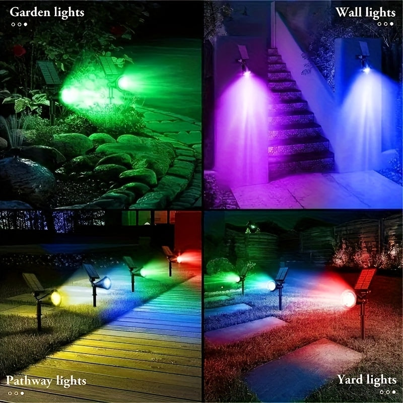 LUMITREE – RGB Solar Spotlight Set for Trees and Backyard Decor