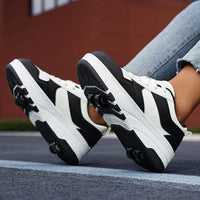 SKATEVIBE – Patchwork Outdoor Walking Sneakers