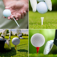 Teevora - Premium Wooden Golf Tees 100-Pack
