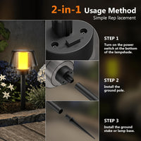 SOLVANTA – Flame Pathway Table Light