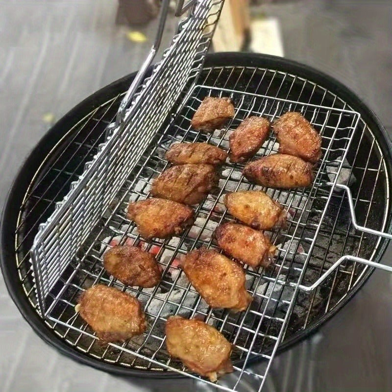 SMOKELIVA – Heavy-Duty BBQ Basket for Easy Outdoor Grilling