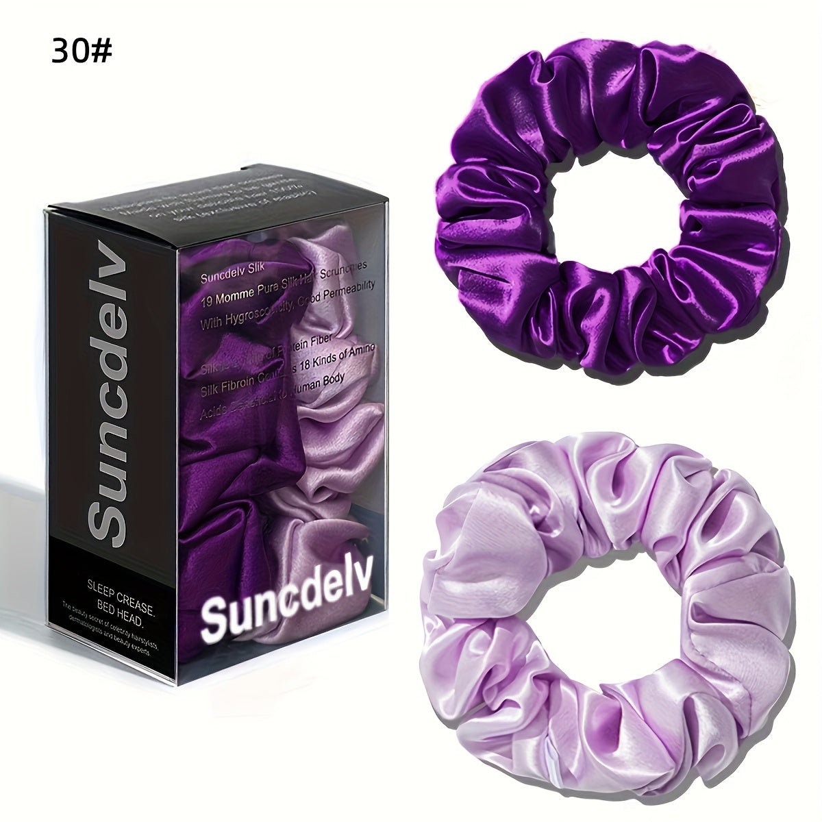 HAIRNOVA – 2-Pack Minimalist Hair Scrunchies
