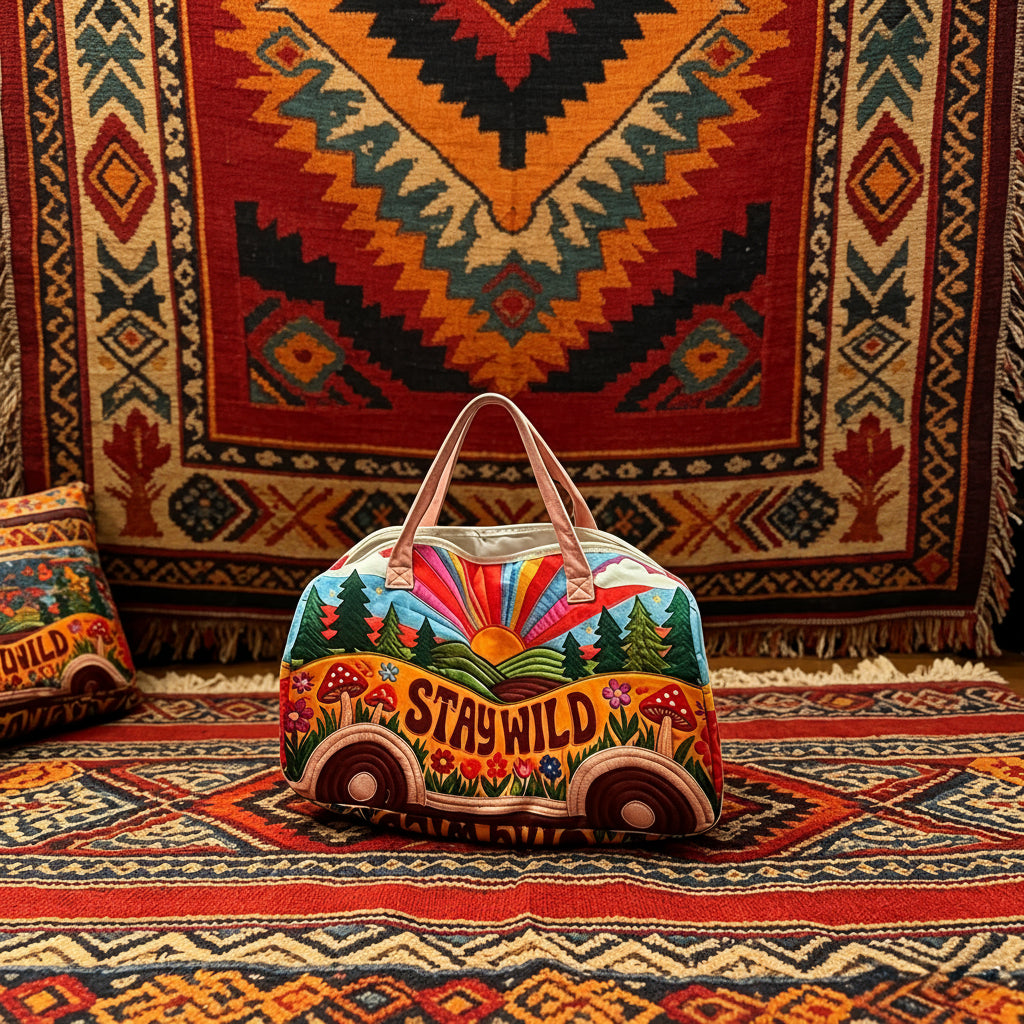 WILDROAM – Vintage Travel Tote Bag with Free Spirited Style