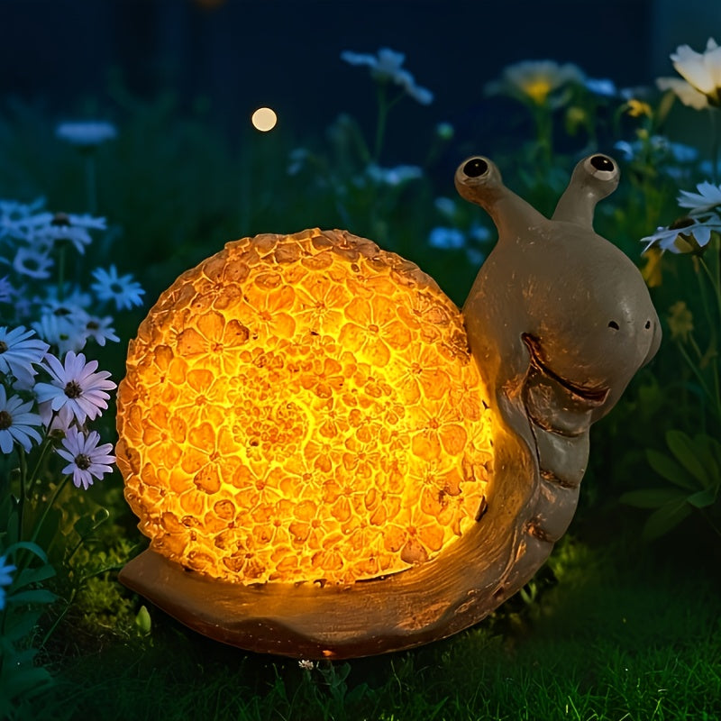 SNAILGLOW – Solar Garden Statue Light