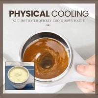 SWIRLARIA – Magnetic Self-Stirring Mug for Consistent Blending