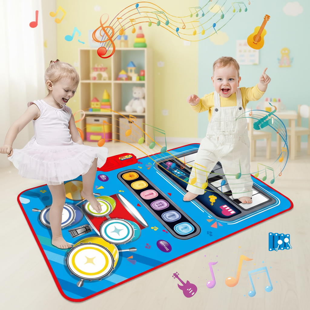 TuneTots - Interactive Musical Play Mat with 5 Instruments