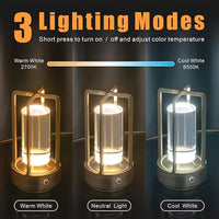 VINTALUX – Rechargeable Vintage Table Lamp
