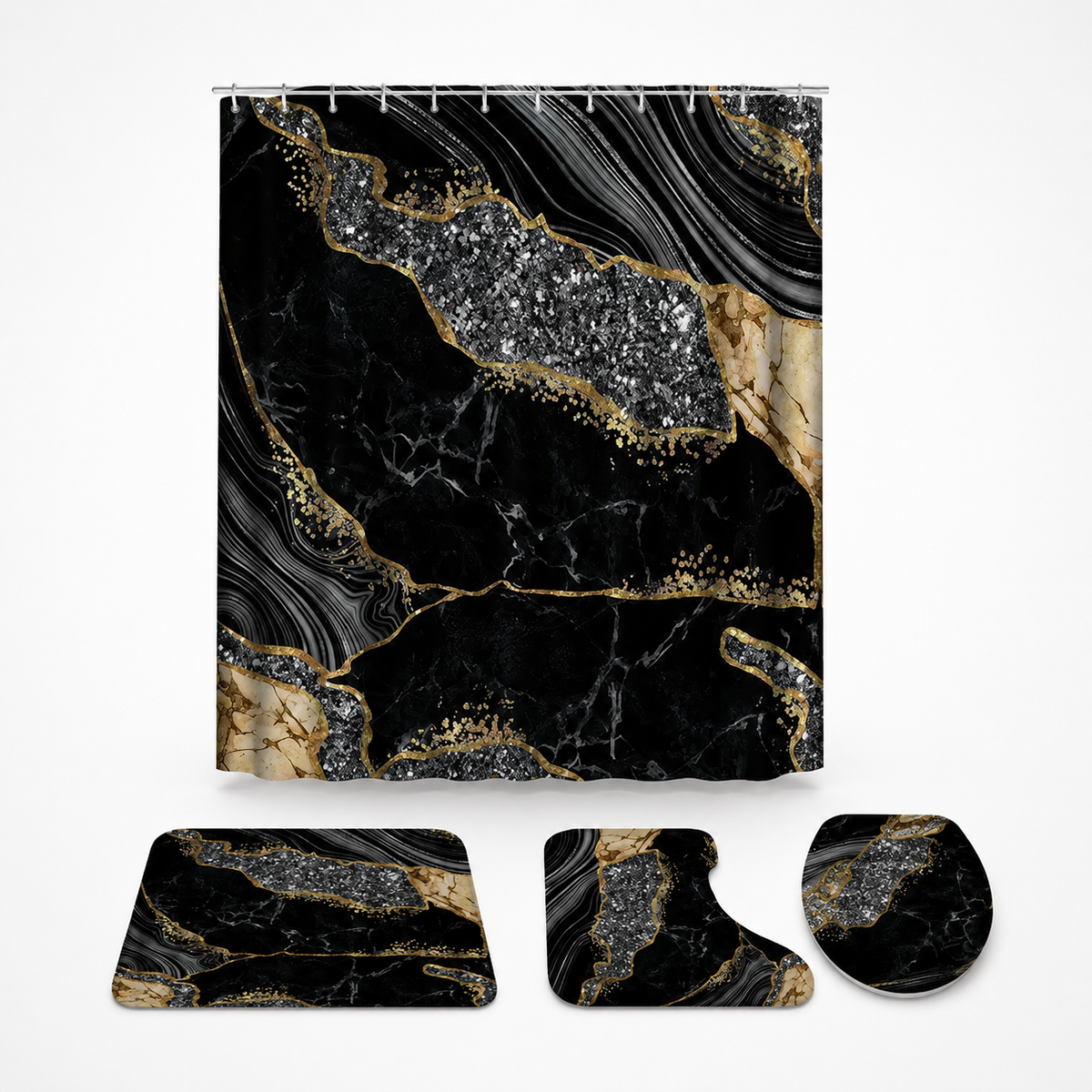 MARESSA – Marble Print Waterproof Top for Refined Outdoor Style