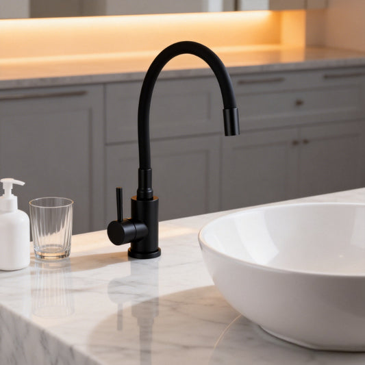 FLOWNERO - Black 360° Swivel Sink Faucet