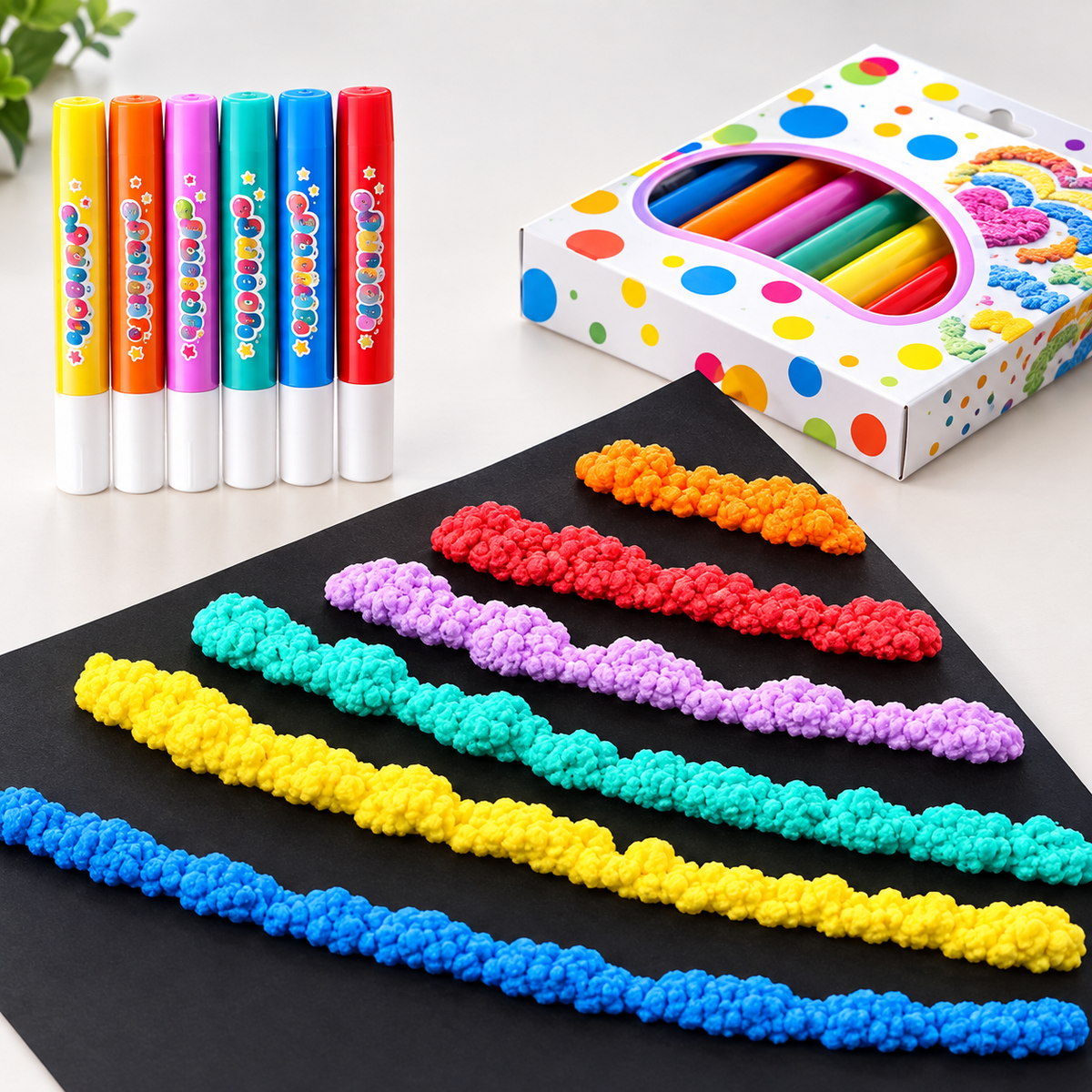 RAISEJOY – Set di penne 3D gonfiabili per creare opere d’arte creative e divertenti