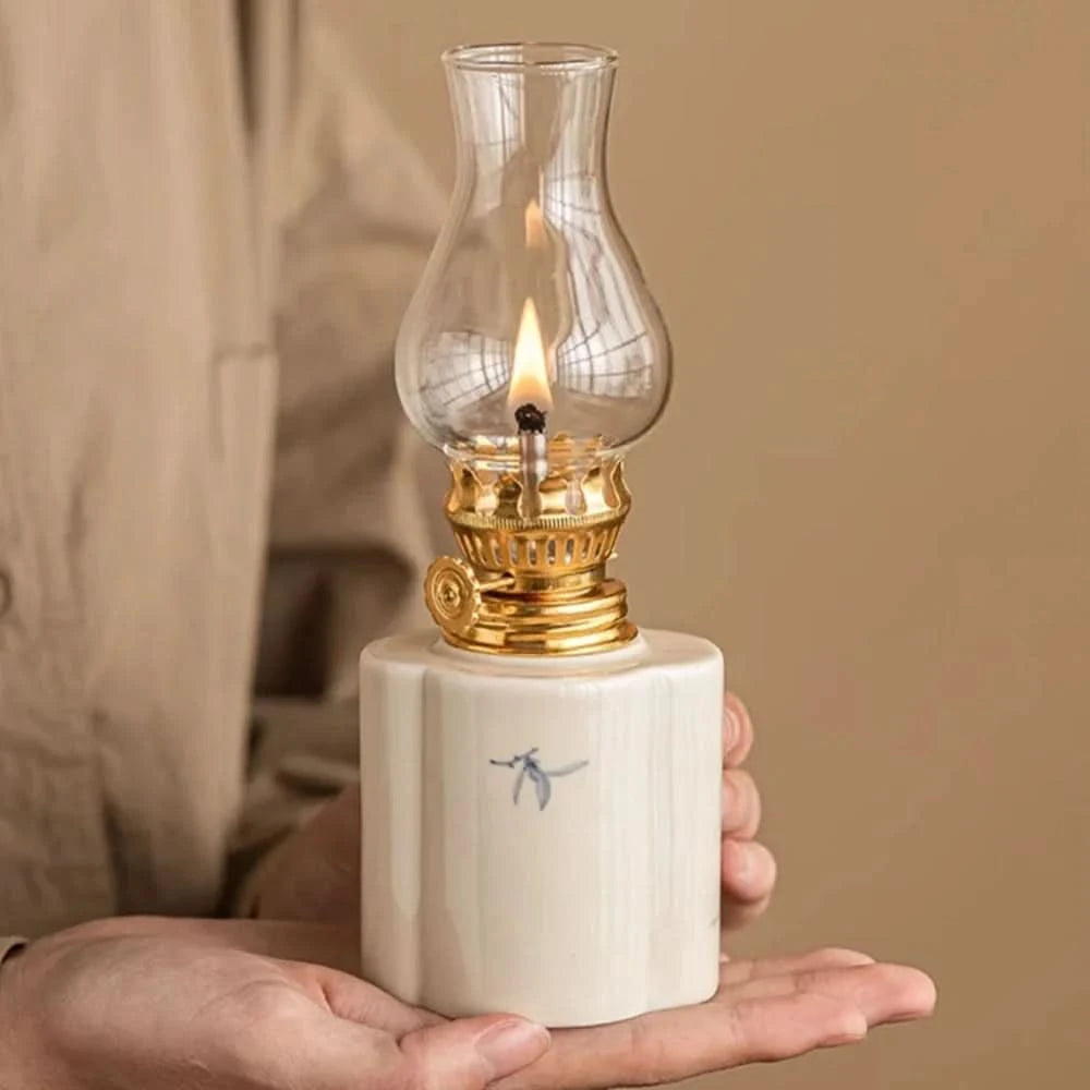 OILAVENORA – Lanterna decorativa a olio per un’illuminazione d’atmosfera calda