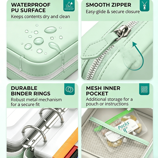 DOSEPACK – Travel Pill Organizer Bag Set for Easy Packing