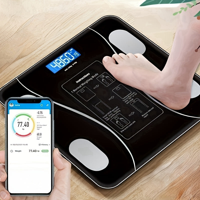 FITTRACK - Smart body weight scale with LCD display for daily health monitoring