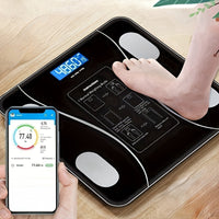 FITTRACK - Smart body weight scale with LCD display for daily health monitoring