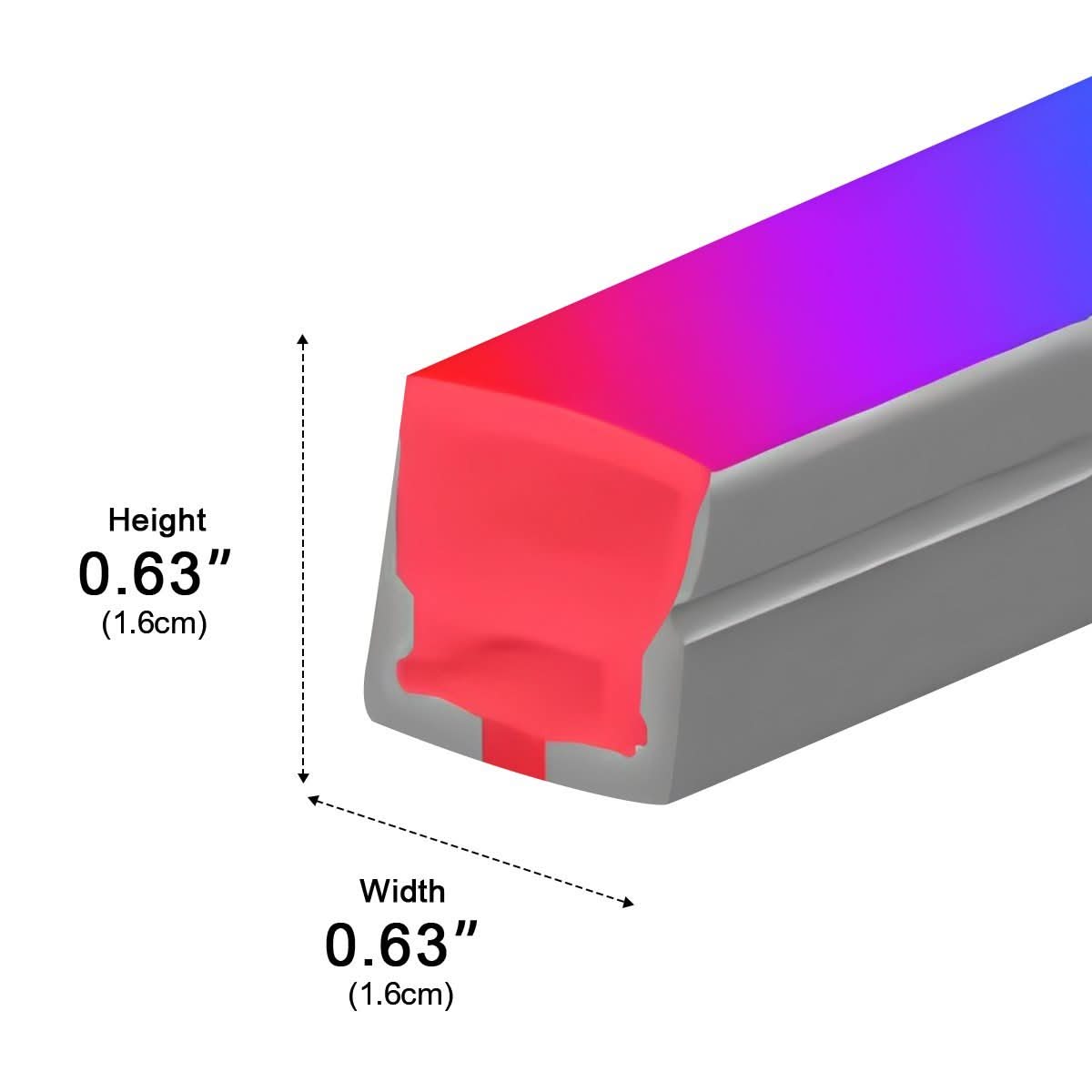 VIVIDFLEX – Εύκαμπτη λωρίδα LED νέον RGB για ευέλικτο διακοσμητικό φωτισμό