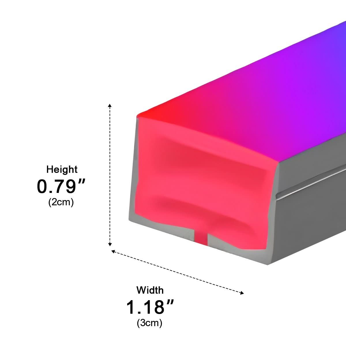 VIVIDFLEX – Εύκαμπτη λωρίδα LED νέον RGB για ευέλικτο διακοσμητικό φωτισμό