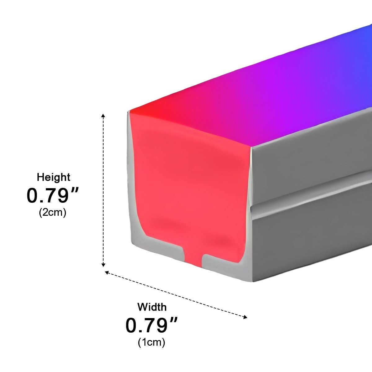 VIVIDFLEX – Εύκαμπτη λωρίδα LED νέον RGB για ευέλικτο διακοσμητικό φωτισμό